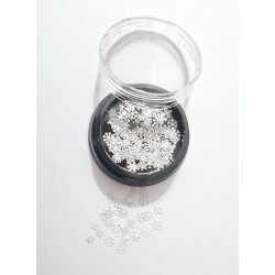 FIOCCO DI NEVE MISTI BIANCHI 3D 2