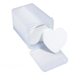 Pads a cuore colorati 200pz 2