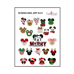 Scheda Nail Art Natale n.21 - Disegni Festivi Facili |...