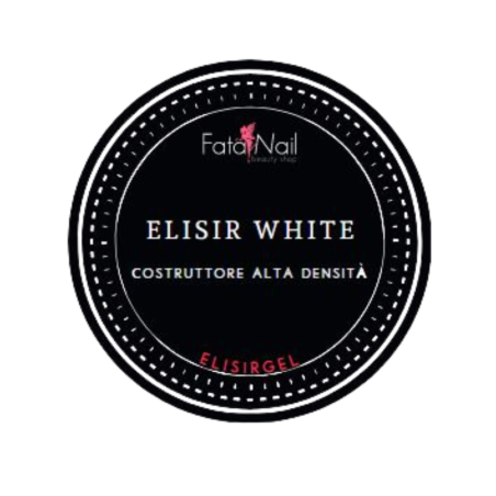 Gel Costruttore colorato white Elisir 50g - Alta Copertura e Durata | FataNail