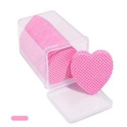 Pads a cuore colorati 200pz