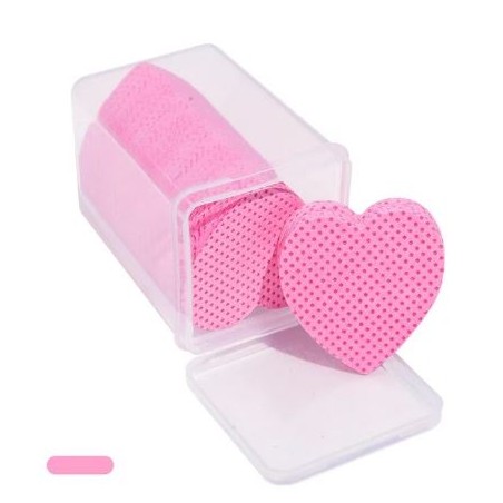 Pads a cuore colorati 200pz