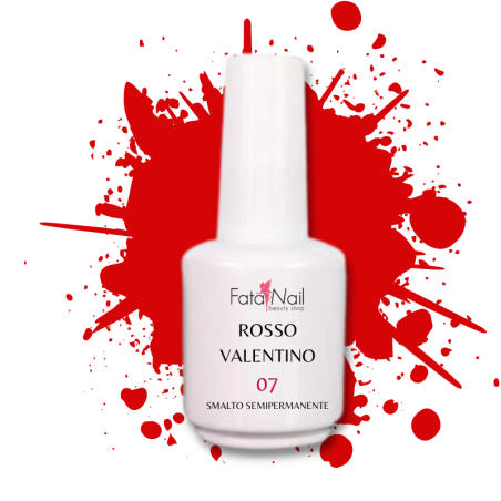Smalto Semipermanente Fatanail 07 Rosso Valentino