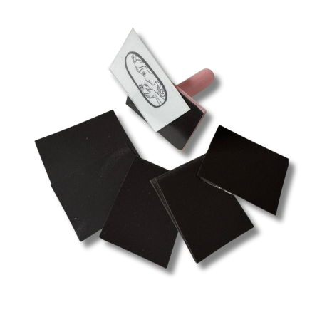 2 Timbri Supporto Calamitate + 10 Calamite Nail Stikers Art