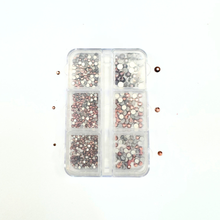 Strass Bronzo di 6 Misure 600pz