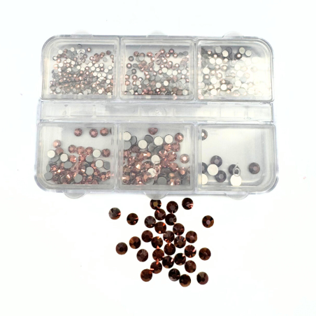 Strass Bronzo di 6 Misure 600pz
