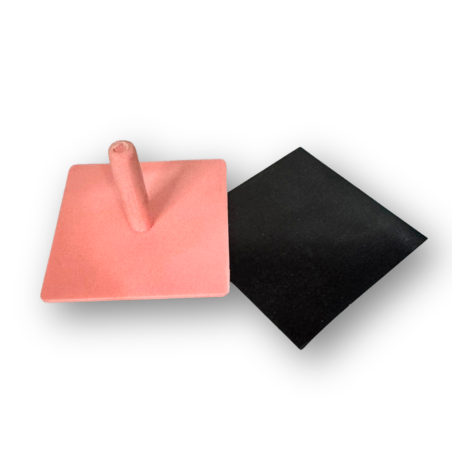 Timbro Supporto Calamitato x Schede Nail Art Grande +3 Calamite Fatanail