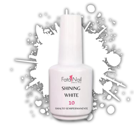 Smalto Semipermanente Fatanail 10 White Shining