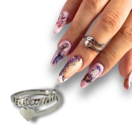 Anello Regolabile con Scritta Fatanail