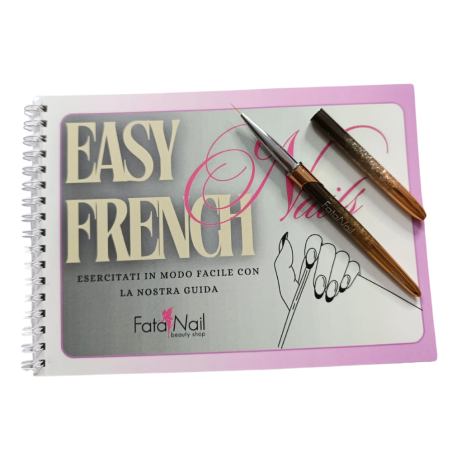 Easy French Nails: Perfeziona la Tua French Manicure e Linee Sottili con Esercizi Pratici "Pennello in omaggio"