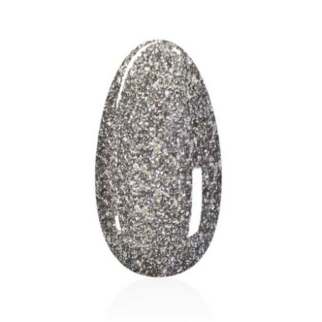 Smalto Semipermanente Fatanail 17 Silver Glam Glitter