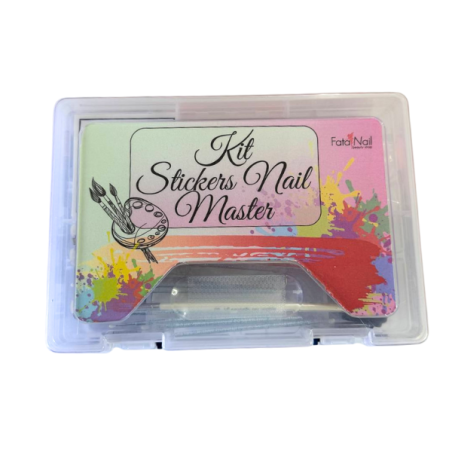 Kit Stickers Nail Master "Corso Gratuito " Tovaglietta in Omaggio
