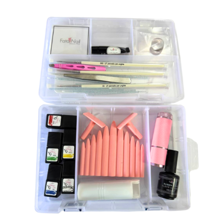 Kit Stickers Nail Master "Corso Gratuito " Tovaglietta in Omaggio