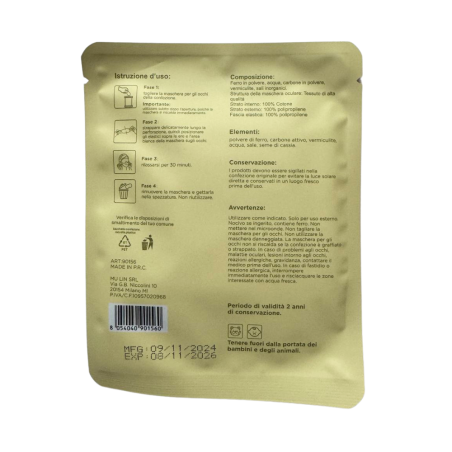5 Maschera Occhi a Vapore alla Camomilla – Monouso (1pz)