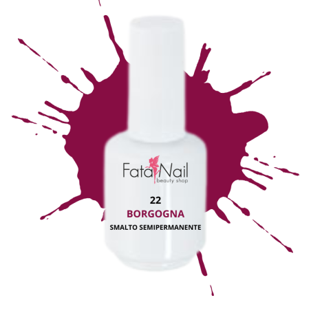 Smalto Semipermanente Fatanail 22 Borgogna