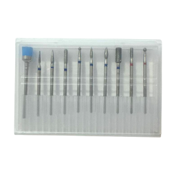 Set 10 Punte Fresa Cuticole Professionali