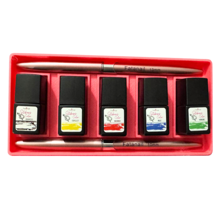 Kit Stickers Color Completo 5 Colori+2 Pennelli