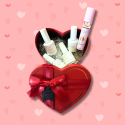 Kit Valentine Nails – 3 Colori + Lucido Glitter + Profumo...