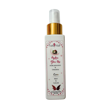 Spray Bifasico Rigenerante "Hydra Glow Up" Cocco – Acido Ialuronico & Cheratina (100 ml)