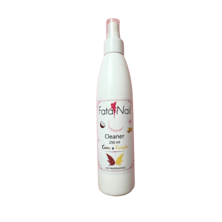 Cleaner Cocco e Vaniglia 250ml spray – Sgrassante Unghie Non Aggressivo