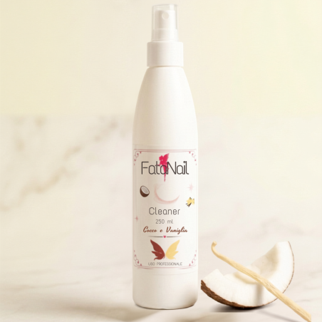 Cleaner Cocco e Vaniglia 250ml spray – Sgrassante Unghie Non Aggressivo