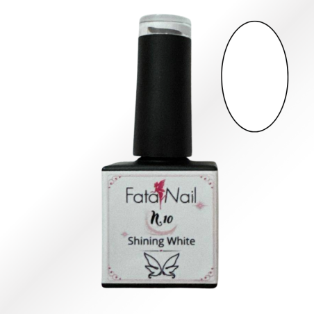 Smalto Semipermanente Fatanail 10 White Shining