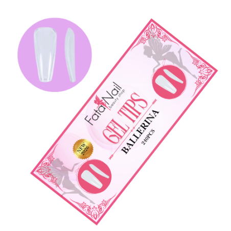 Gel Tips Ballerina 240pz Fatanail