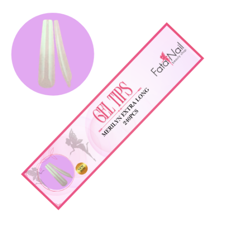 Gel Tips Merilyn Extra Long 240pz