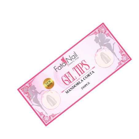 Gel Tips Mandorla Corta 240pz Fatanail