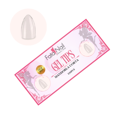 Gel Tips Mandorla Corta 240pz Fatanail