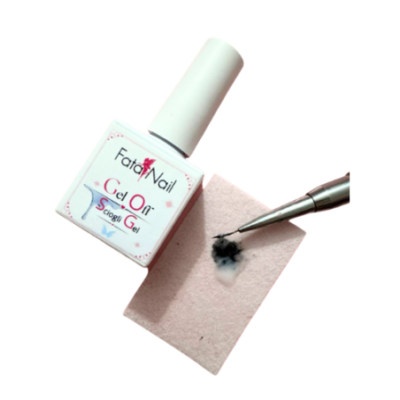 Gel Off Sciogli Gel FataNail 12g – Base Rubber + Emolliente Pulisci Pennelli Nail Art