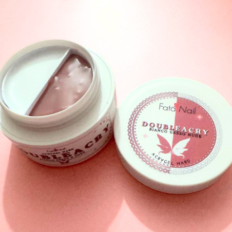 DOUBLEACRY Bianco gesso e Nude – Acrygel Bifasico 2-in-1  (30g)