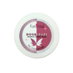 DOUBLEGEL Bianco Gesso e Nude 2-in-1 – Gel Costruttore... 2