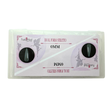 Dual Form Mandorla Russa 0 mm 150pz - Versatilità per Gel e Acrygel | FataNail