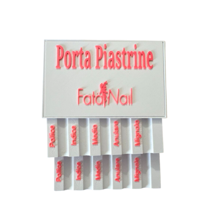 Kit Porta Piastrine Bianco Con 2 Piastrine Dual Form FataNail