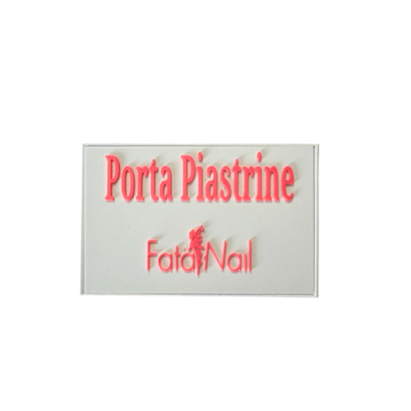 Kit Porta Piastrine Bianco Con 2 Piastrine Dual Form FataNail