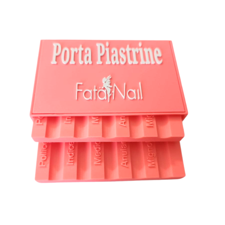 Kit Porta Piastrine Rosa con 2 Piastrine Dual Form FataNail