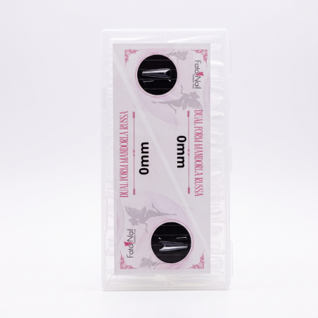 Dual Form Mandorla Russa 0 mm 150pz - Versatilità per Gel e Acrygel | FataNail