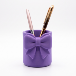 Porta pennelli Viola Con Fiocco