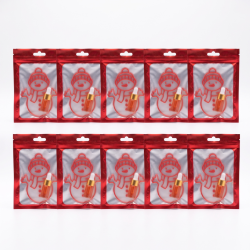 10 Olio Per Cuticole 2ml Frutti Misti Card Pupazzo Idea...